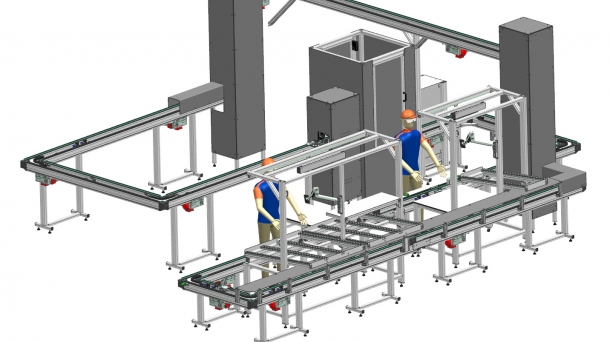 Digital twin for conveyor systems