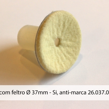 Ventosa-plana-c-feltro-Ø-37mm---Si,-anti-marca,-resistente-a-altas-temperaturas-26.037.010.2F