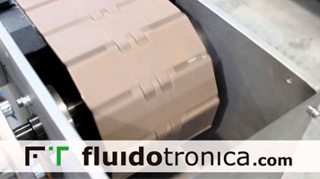 Tapete transportador de corrente modular [FLUIDOTRONICA]