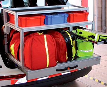 The flexibility of MiniTec profiles at the service of vehicle fit-out