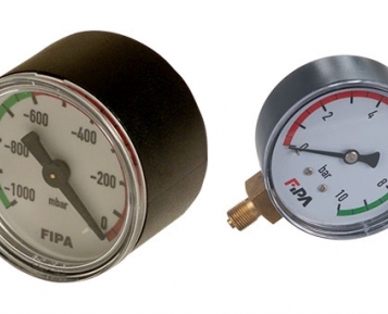 Visually monitor vacuum circuits with FIPA Vacuum meters