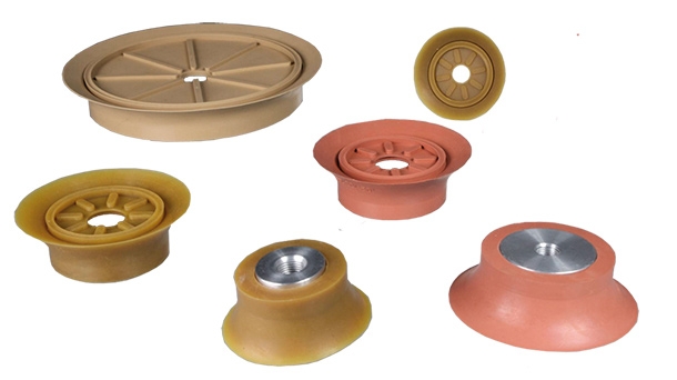 Flat vacuum cups for textured surfaces - SFU-R