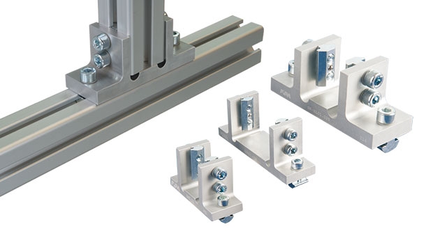 Profile end connectors 90°