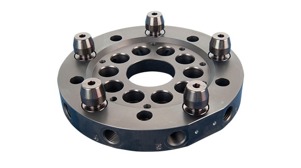 Round quick-changers Ø 150 mm, 10 air inlets – gripper side
