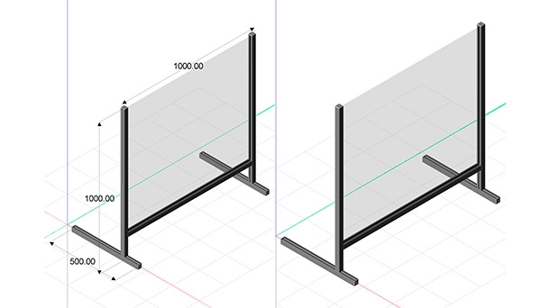 Balcony Protection 1000 x 1000 mm