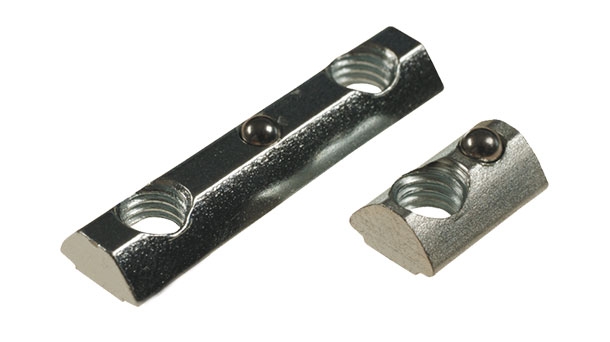 Threaded slot nuts – swivel-in