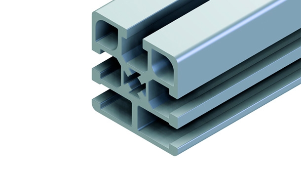 Clamping profile 45 x 45 F