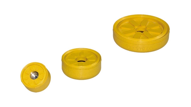 Flat vacuum cups with a shoprt lift - SFK