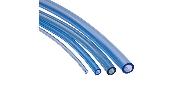 Vacuum and pressure tubing made of transparent fluororesin (PFA)
