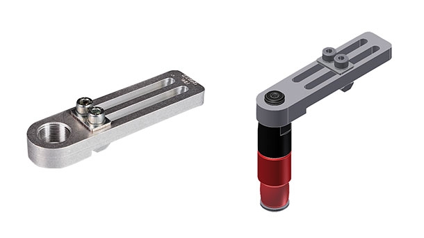 Threaded mounting brackets for ID grippers