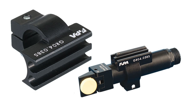 Sensor mounting bracket for gripper fingers, diameter 14 mm