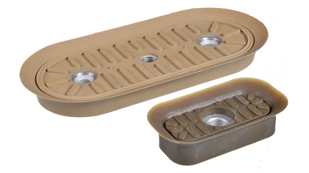 Oval vacuum suction plates for textured surfaces - SOPL-R