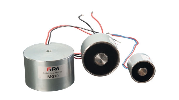Magnetic grippers – electrical controlled
