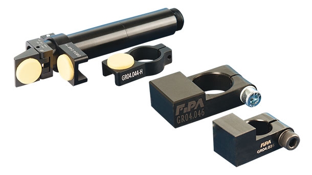 Stop elements for gripper fingers