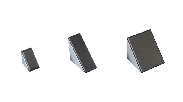 Angle connectors 90° with cover