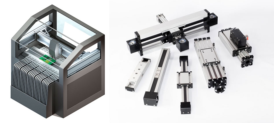 BAHR Linear axes in electronic component production