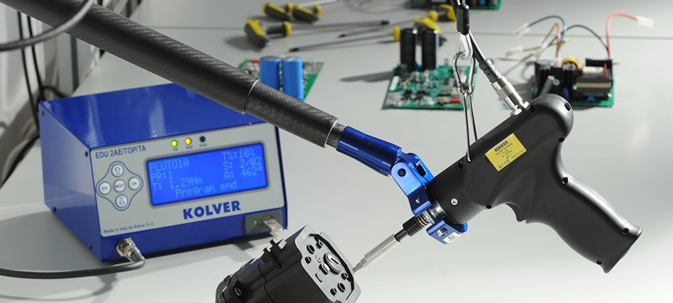 Controle facilmente o torque e o ângulo com a ajuda da Kolver